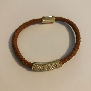 Michael Kors Pavé and Leather Bracelet NWOT
